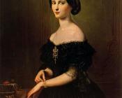 弗朗切斯科 海兹 : Portrait of a Veneitan Woman